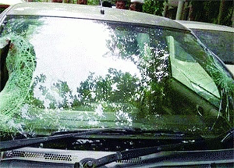 Car mows down 2 morning walkers