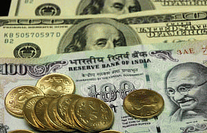 Rupee gains 23 paise against dollar in early trade