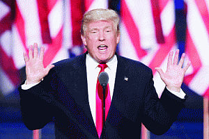 Trump slams Dems, vows to put 'America First'