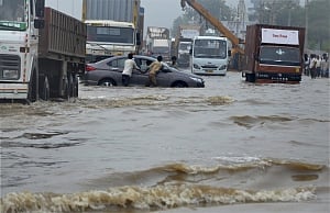 Inundated! : India's metros turn into swollen lakes