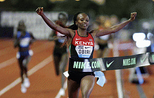 Kenya's 5,000m runner Obiri says past records to count for nothing