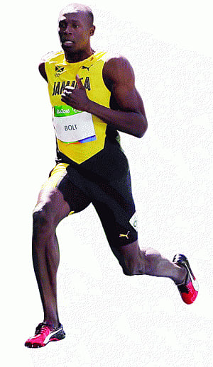 Bolt fast. gatlin faster