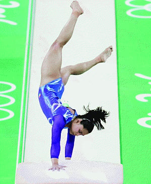 No medal, but dipa is the hero