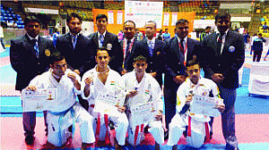 ASSAM RIFlES KARATE TEAM'S STEllAR PERFORMANCE