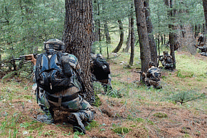 Infiltration bid foiled, three militants killed