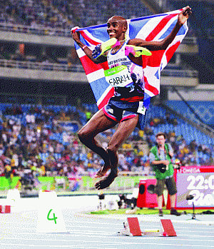 Farah seals first distance double-double in 40 years