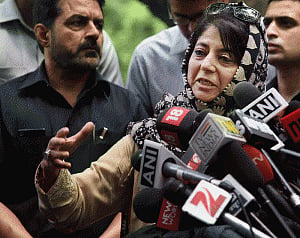 Talks with whosoever is ready to reject violence: Mehbooba