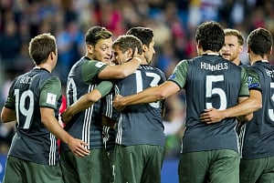Flying start for Germans