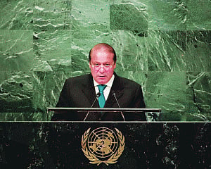 Sharif rants about Kashmir at UN
