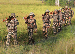 BSF kills 7 Pak Rangers, one terrorist on Jammu border