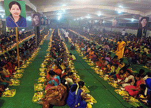 AIADMK workers offer prayers for speedy recovery of Jaya