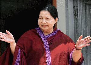 left thumb impression of ailing Jaya on election document