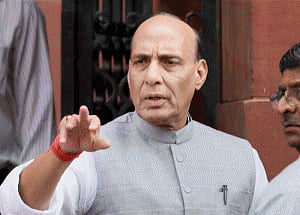 Forces giving befitting reply to Pak firing: Rajnath