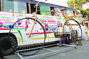 MSY to give Akhilesh's Vikas Yatra a miss
