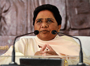 Mayawati mocks Akhilesh's yatra,says family feud far from over