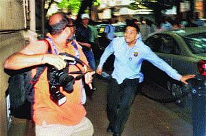 Three photojournalists beaten outside Tata house