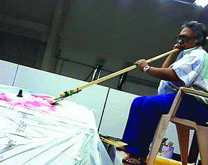 Indian art blends with foreign tech