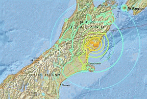 Tsunami warning follows powerful 7.8 magnitude quake in NZ