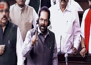 Cong running away from discussion on demonetisation: Naqvi