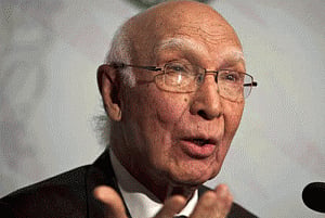 'Insufficient evidence' on Kulbhushan Jadhav: Aziz