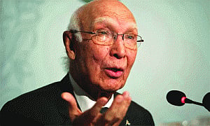 No proof of Jadhav being Indian spy: Aziz