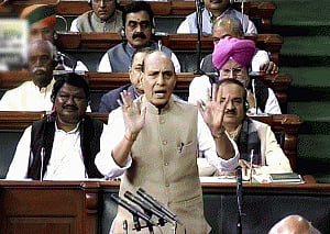 Pak conspiring to divide India on religious lines: Rajnath