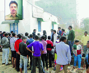 Half-naked bodies of ASI, woman found