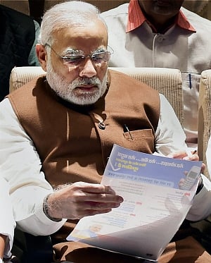 Opp riled at war against black money, says Modi
