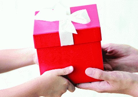 The joy of giving