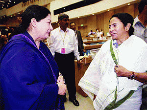Jayalalithaa and Mamata in the BJP's line of fire