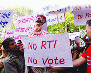 Of political parties and the RTI Act