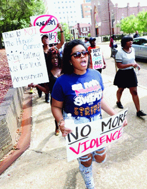 Raging race violence