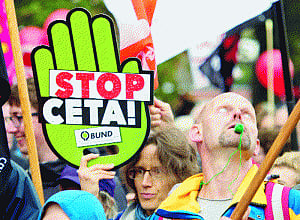Dramatic retardation in global trade as rhetoric rises