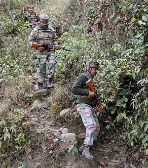 Three killed as terrorists attack GREF loC camp