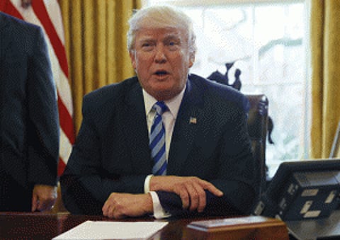 Trump expresses disappointment after healthcare bill defeat