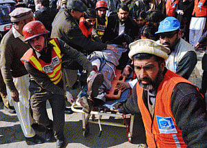 25 killed, 65 injured in Taliban bombing in northwest Pak