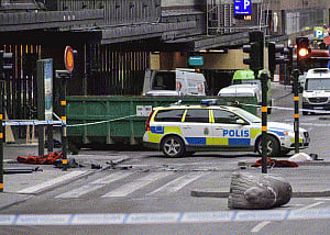 Swedish authorities say truck attack suspect held
