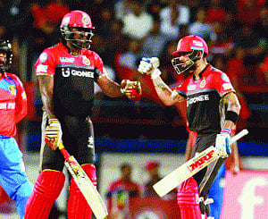 It's Gayle-Kohli show