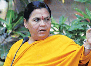 Bharti unperturbed: Proud I was part of temple movement, ready to sacrifice my life