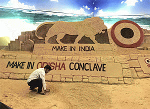 Sudarsan wins gold medal at 10th Moscow sand art championship