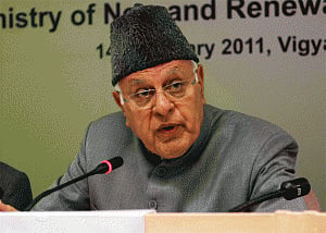 Farooq urges PM to adopt political approach for Kashmir