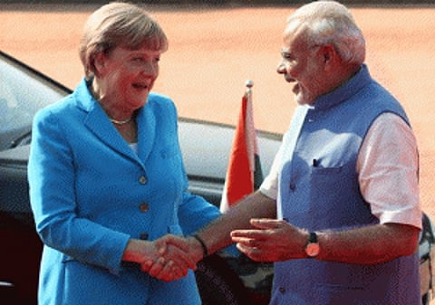 Modi supports Merkel's EU leadership as Trump scolds Germany