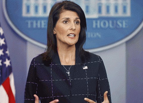 US committed to curbing climate change: Haley