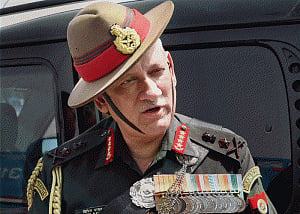 Security forces doing a great job in Kashmir: Army chief