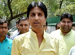 Vishwas hits out at AAP's 'palace politics', posters call him 'traitor'