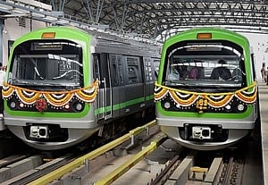 President flags off 11.3 km stretch 'Metro Green line' in Blr