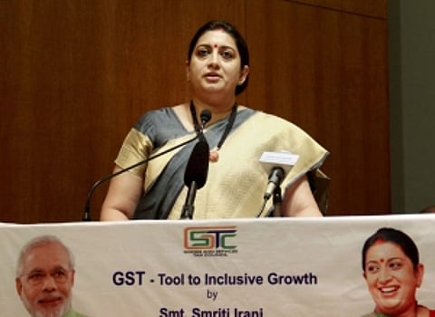 Adopt GST and become part of history: Irani to biz community