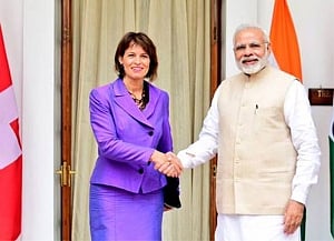 Modi, Swiss prez hold talks on bilateral, regional, global issues