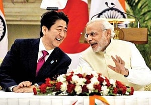 With China in mind, Modi-Abe to delve on boosting defence ties