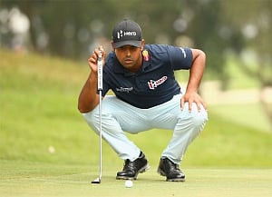 lahiri at tied-35 at halfway stage of BMW Championship